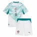 Camiseta Portugal Joao Neves #15 Segunda Equipación Replica Mundial 2026 para niños mangas cortas (+ Pantalones cortos)